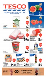 Tesco velk hypermarkety od 15.7.2015