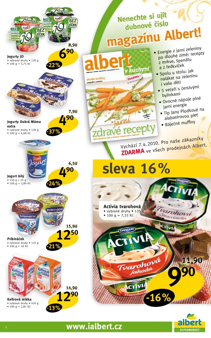 leták Albert strana 1 leták Albert strana 1