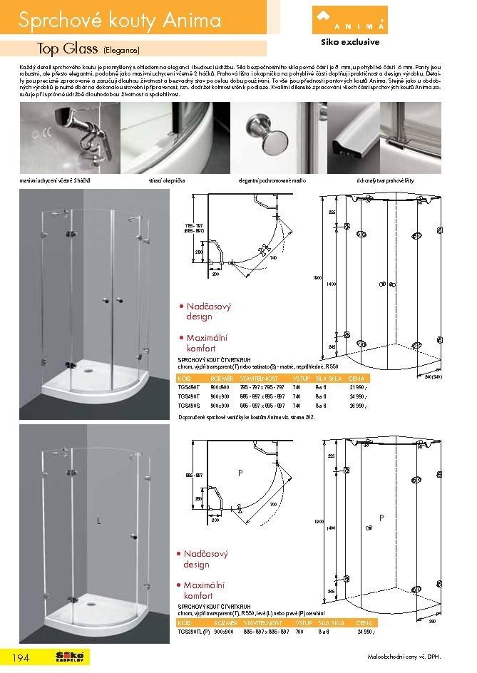 letk Siko koupelny katalog 3. st strana 1