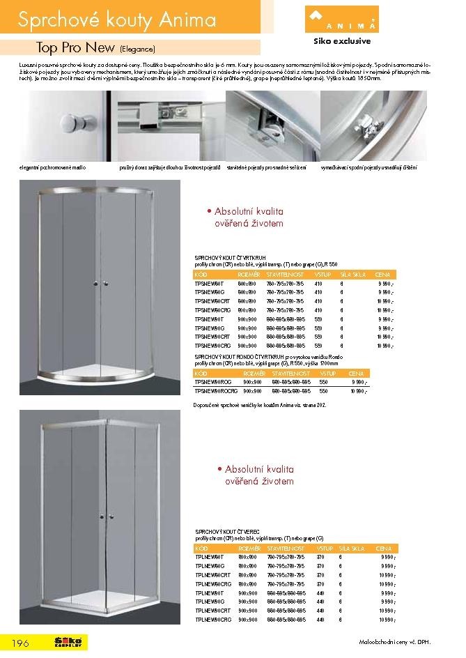 letk Siko koupelny katalog 3. st strana 1