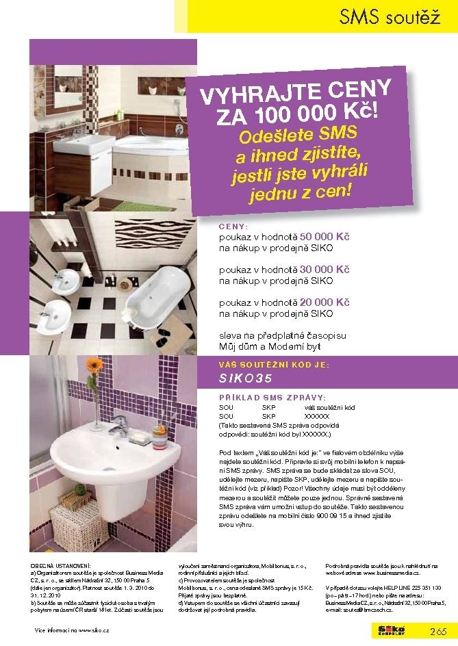 leták Siko koupelny katalog 3. část strana 1 leták Siko koupelny katalog 3. část strana 1