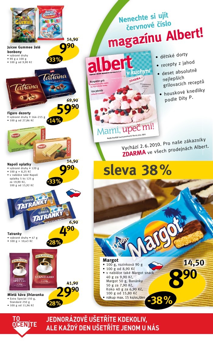 leták Albert strana 1 leták Albert strana 1