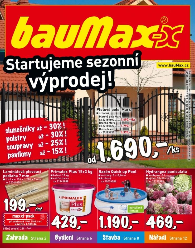 letk Baumax aktuln katalog strana 1