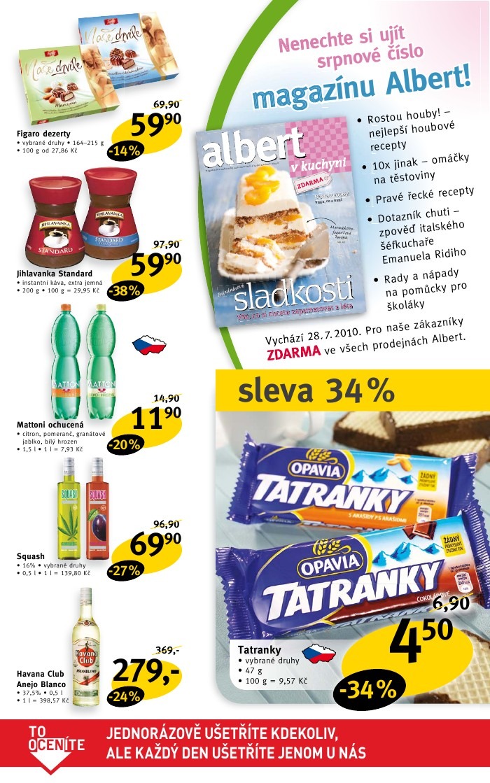 leták Albert strana 1 leták Albert strana 1