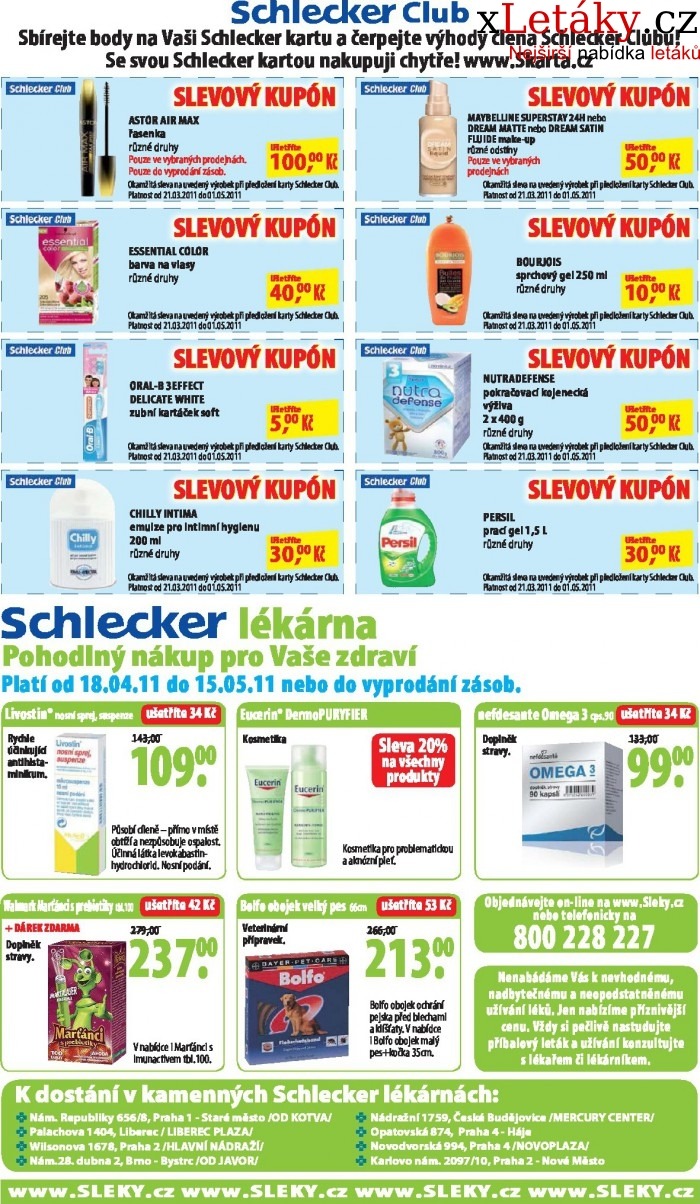 leták Schlecker akční leták strana 1 leták Schlecker akční leták strana 1