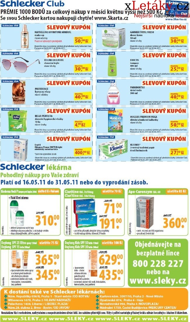 leták Schlecker akční leták strana 1 leták Schlecker akční leták strana 1