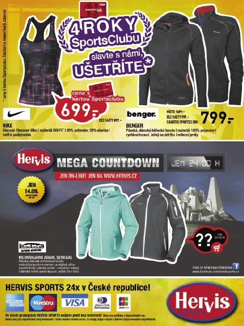 leták Hervis strana 1 leták Hervis strana 1