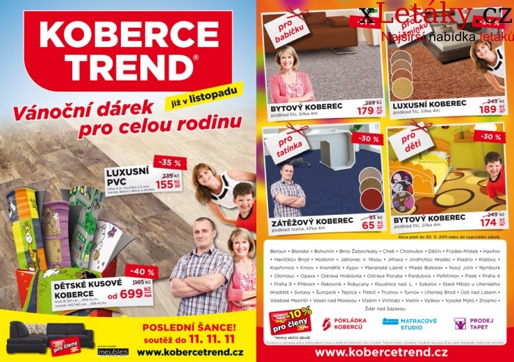 letk Trend koberce letk strana 1