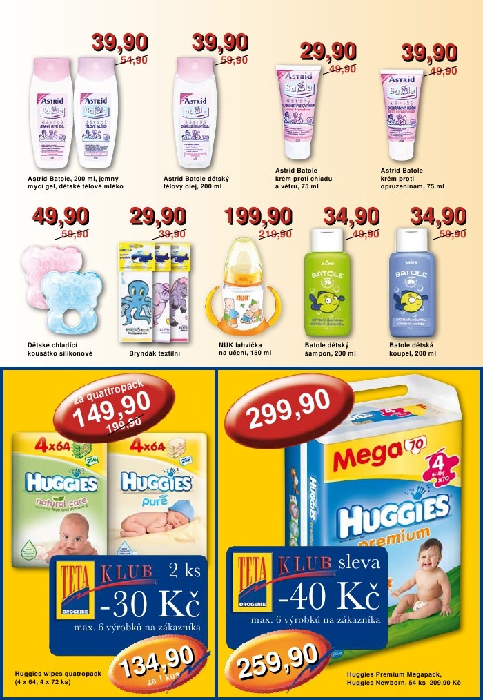 leták TETA drogerie strana 1 leták TETA drogerie strana 1