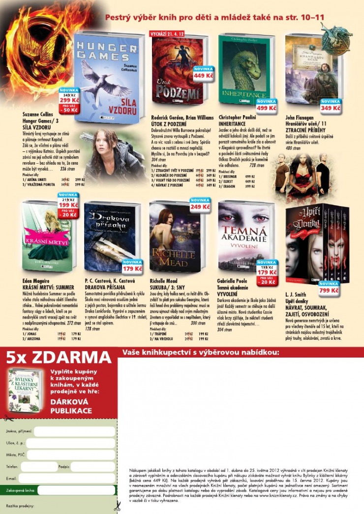 leták Knižní klenoty strana 1 leták Knižní klenoty strana 1