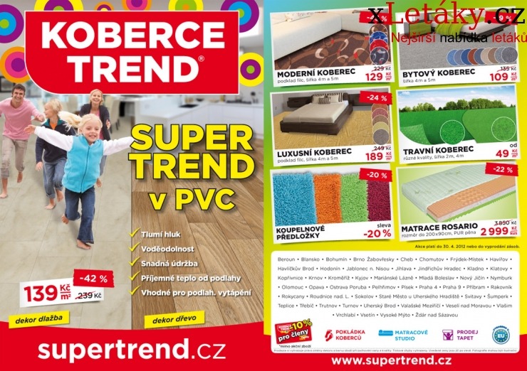 letk Trend koberce letk strana 1