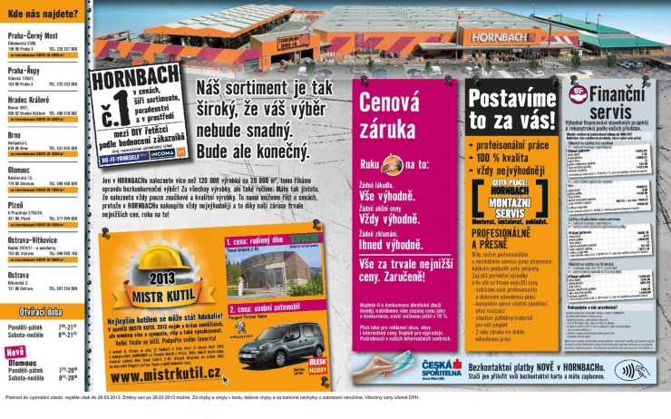 letk Hornbach Aktuln letk od 1.3.2013 strana 1