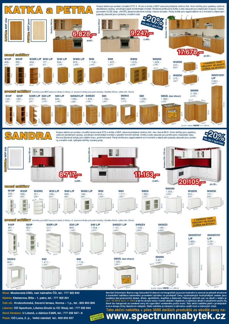 letk Spectrum nbytek Akn letk od 7.10.2013 strana 1