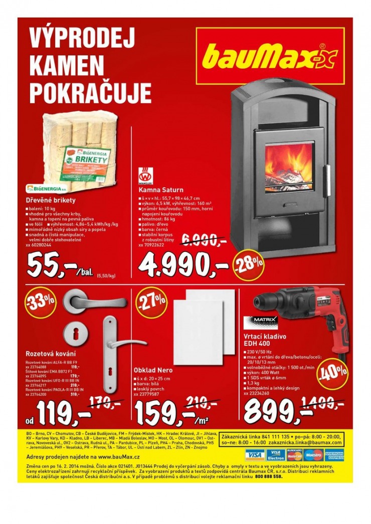 leták Baumax Aktuální měsíční leták od 3.2.2014 strana 1 leták Baumax Aktuální měsíční leták od 3.2.2014 strana 1