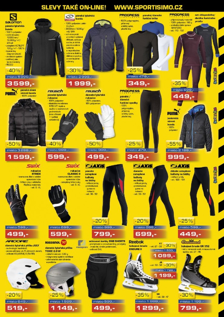 leták Sportisimo Aktuální leták od 13.2.2014 strana 1 leták Sportisimo Aktuální leták od 13.2.2014 strana 1