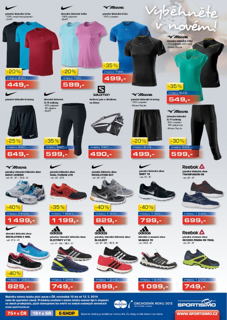 leták Sportisimo Aktuální leták od 13.3.2014 strana 1 leták Sportisimo Aktuální leták od 13.3.2014 strana 1