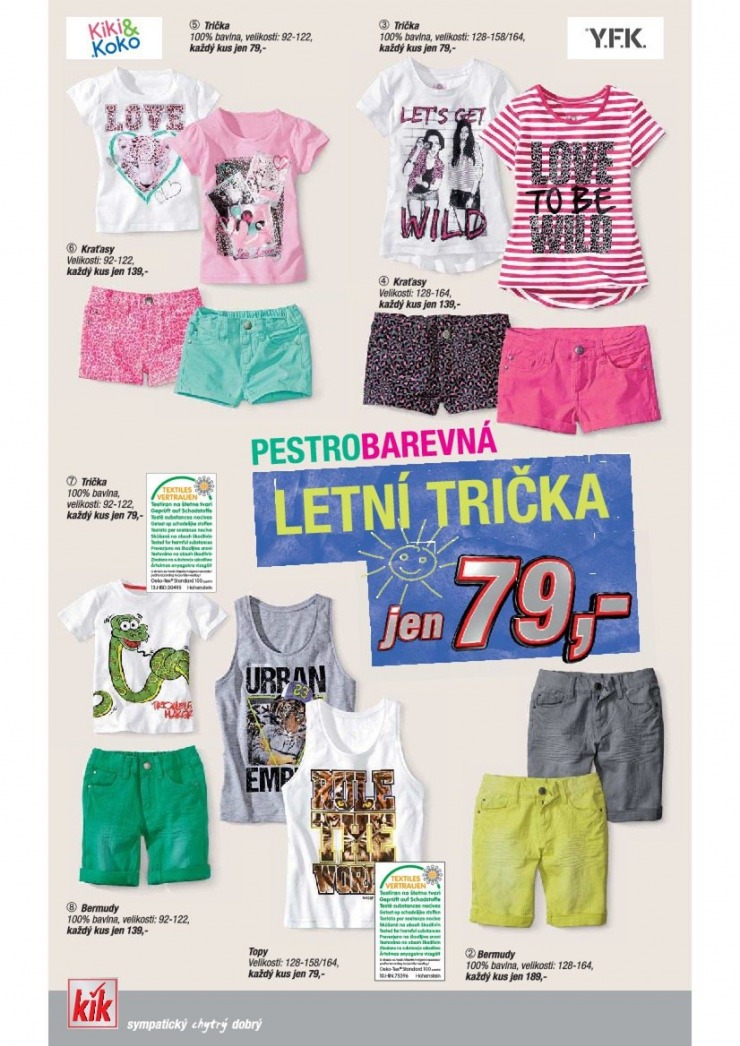 letk Kik textil Prospekt od 11.6.2014 strana 1