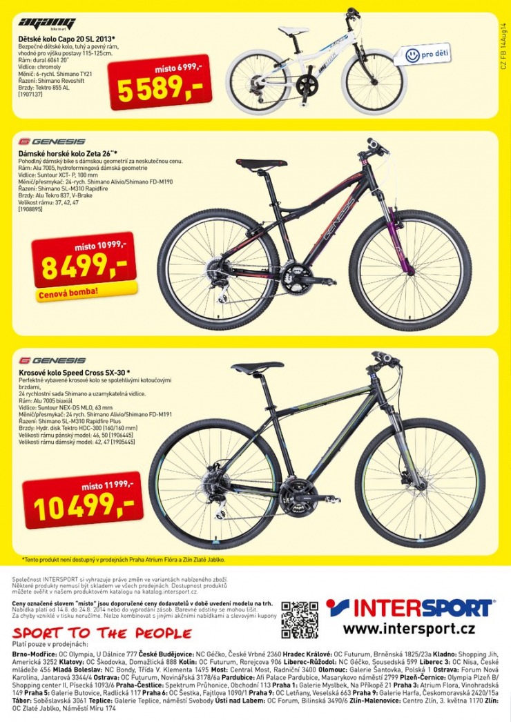 letk Intersport Aktuln letk od 14.8.2014 strana 1