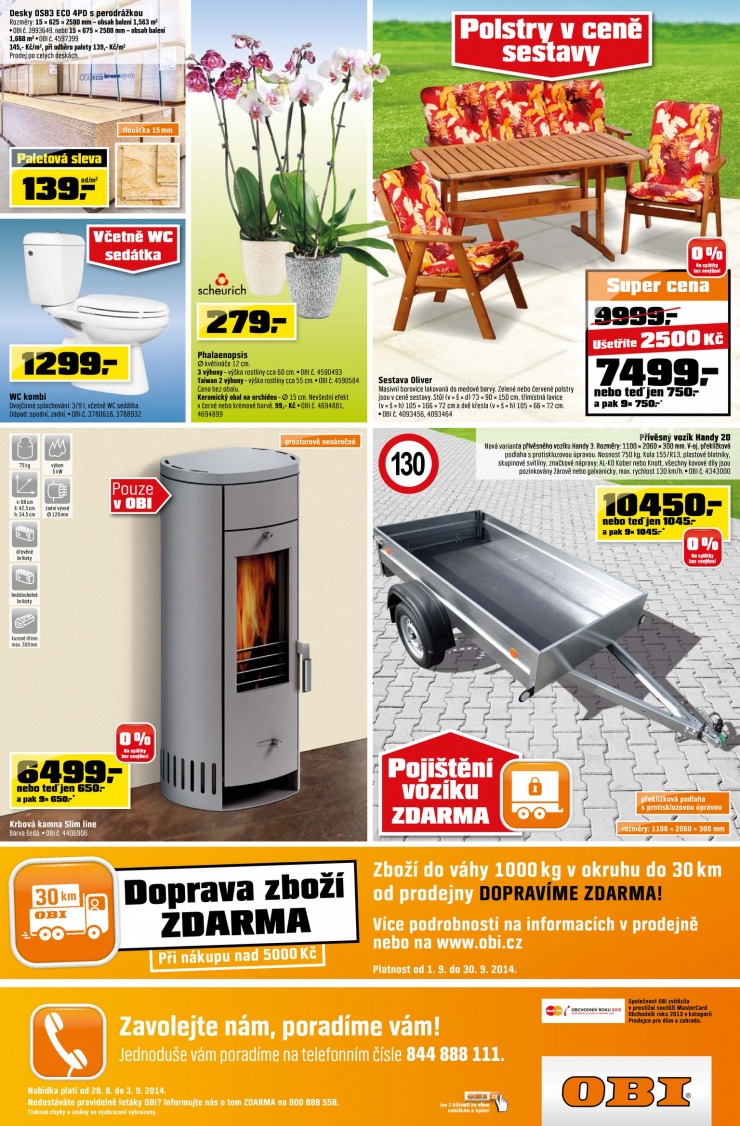 leták OBI Aktuální leták od 28.8.2014 strana 1 leták OBI Aktuální leták od 28.8.2014 strana 1