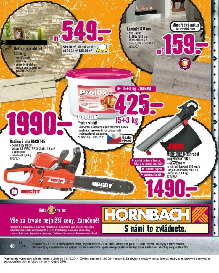 letk Hornbach Aktuln letk od 27.9.2014 strana 1