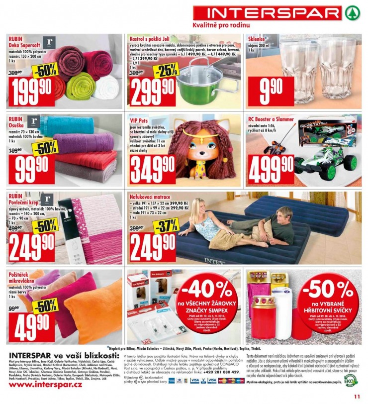 leták Interspar Akční nabídka od 29.10.2014 strana 1 leták Interspar Akční nabídka od 29.10.2014 strana 1