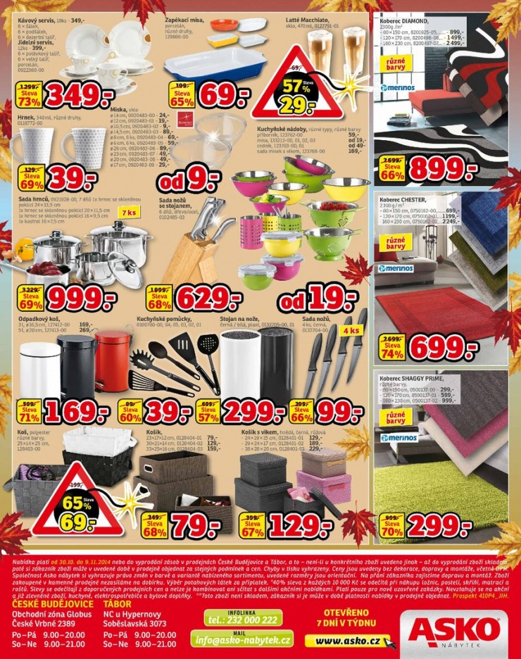 letk Asko nbytek katalog od 30.10.2014 strana 1