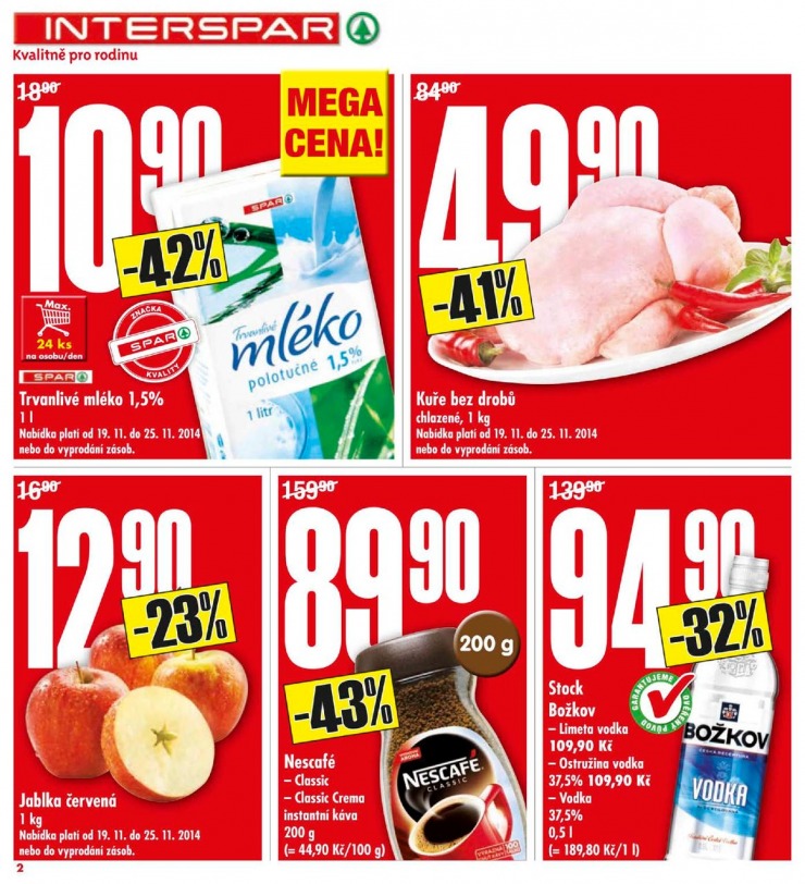 leták Interspar Akční nabídka od 19.11.2014 strana 1 leták Interspar Akční nabídka od 19.11.2014 strana 1