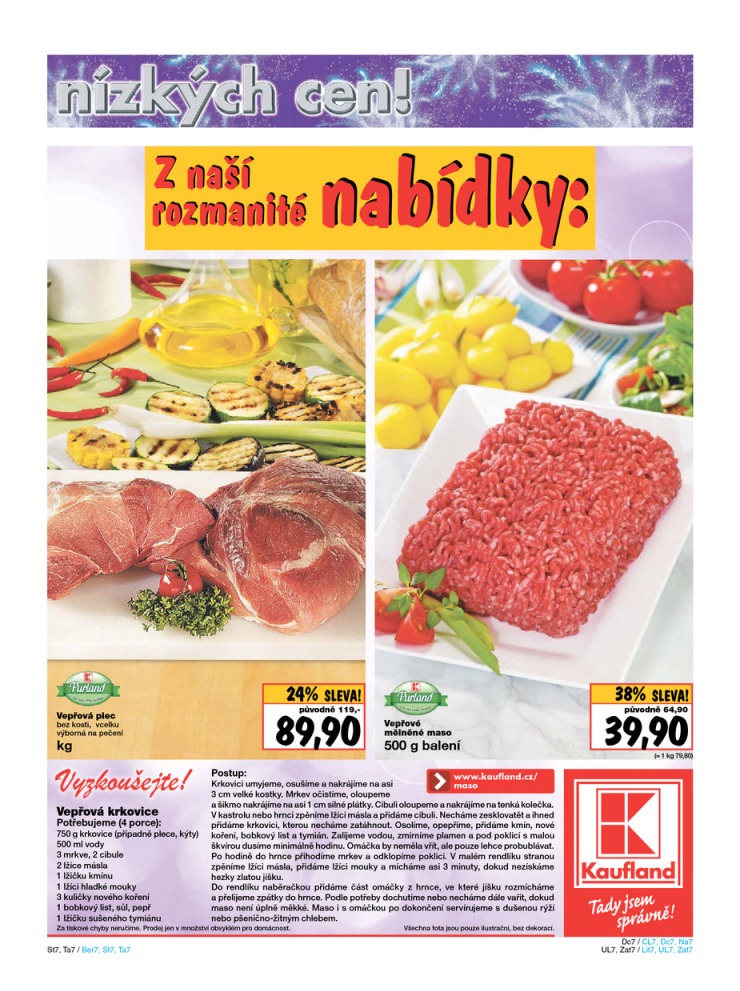 letk Kaufland Aktuln nabdka od 26.12.2014 strana 1