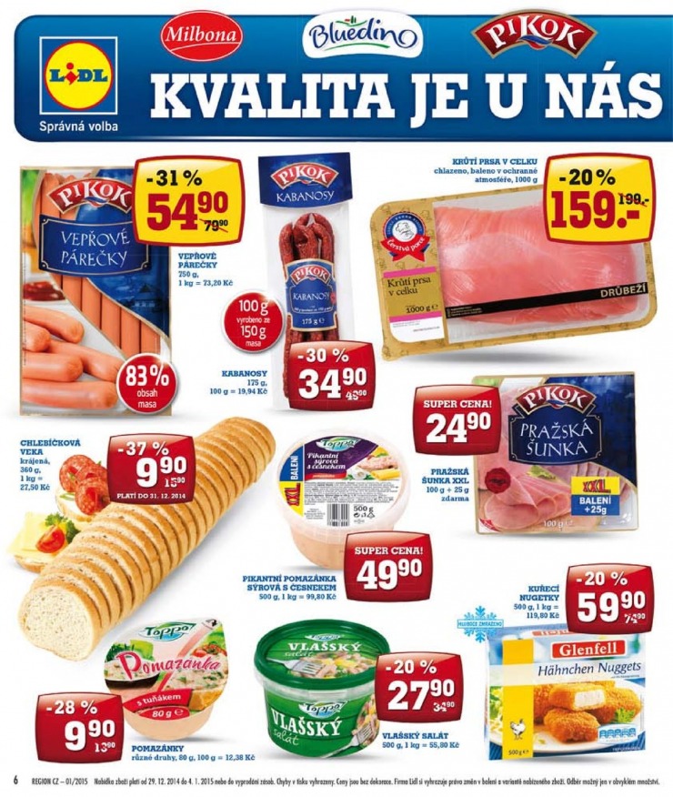 letk Lidl Akn nabdka od 29.12.2014 strana 1