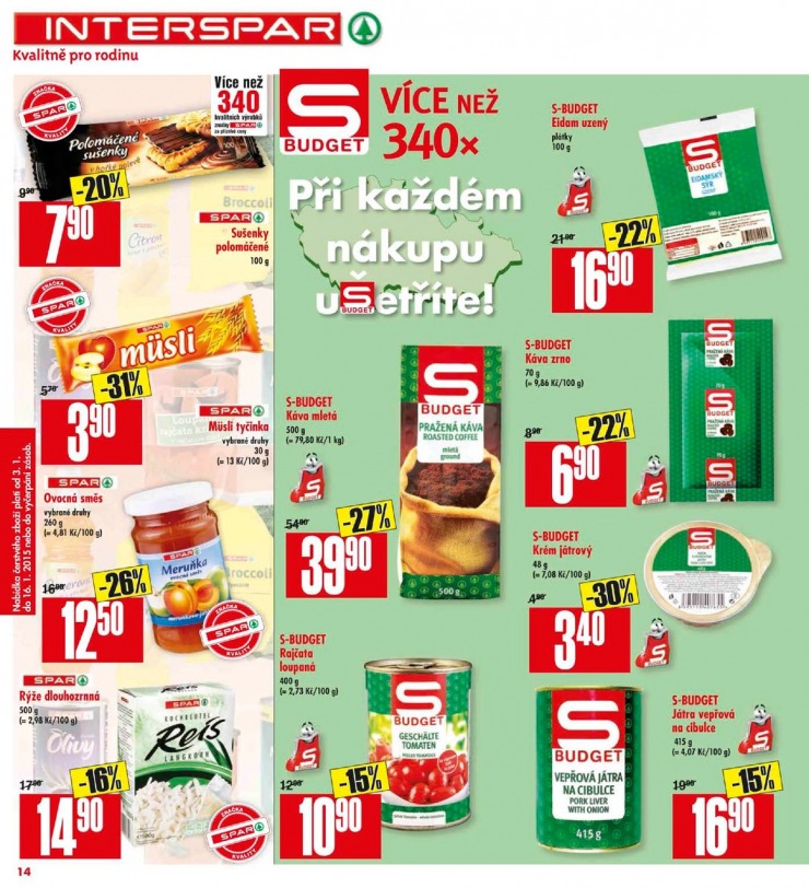 leták Interspar Akční nabídka od 3.1.2015 strana 1 leták Interspar Akční nabídka od 3.1.2015 strana 1