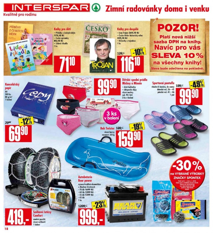 leták Interspar Akční nabídka od 3.1.2015 strana 1 leták Interspar Akční nabídka od 3.1.2015 strana 1
