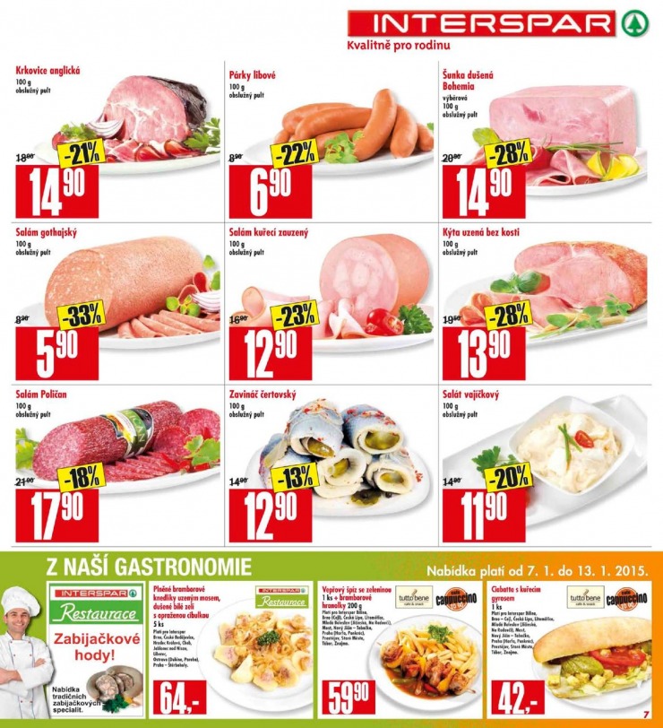 leták Interspar Akční nabídka od 7.1.2015 strana 1 leták Interspar Akční nabídka od 7.1.2015 strana 1