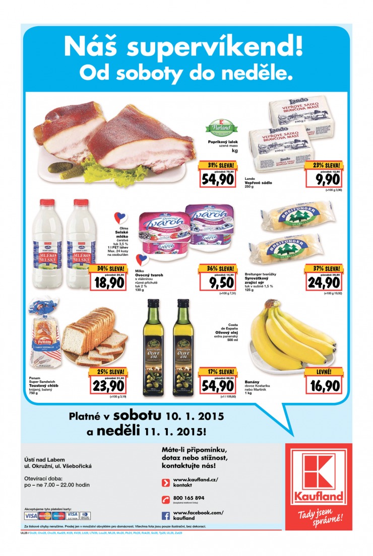 letk Kaufland Aktuln nabdka od 7.1.2015 strana 1