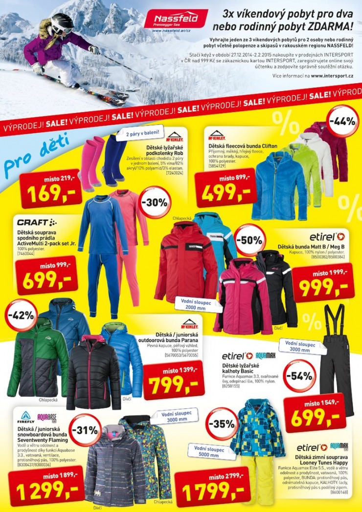 letk Intersport Aktuln letk od 15. 1. 2015 strana 1