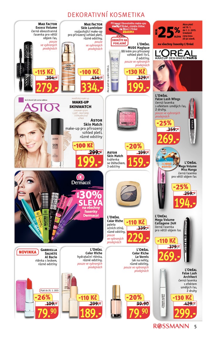 letk Rossmann Letk od 19. 1. 2015 strana 1