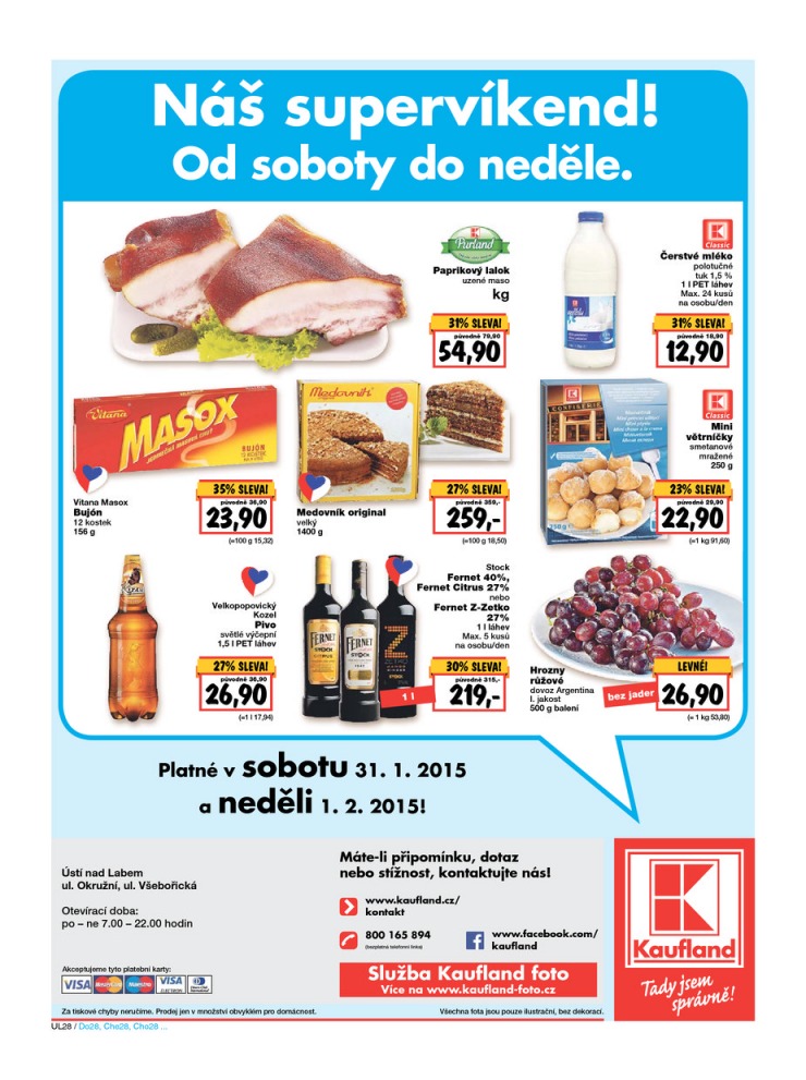 letk Kaufland Aktuln nabdka od 29.1.2015 strana 1