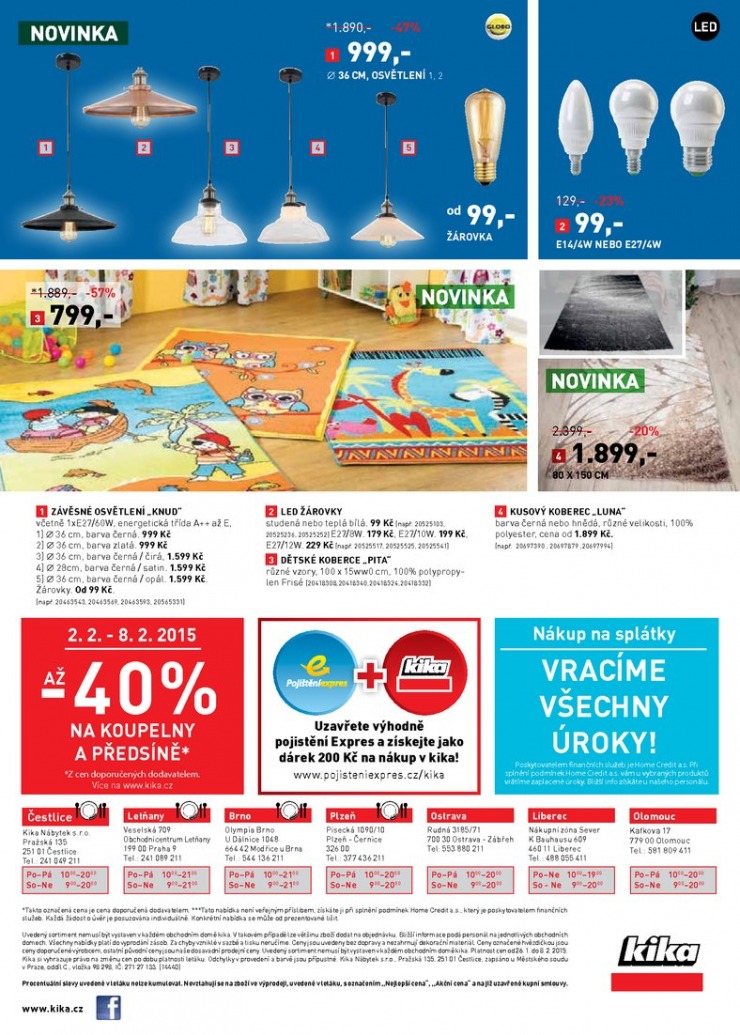 leták Kika Aktuální leták od 26.1.2015 strana 1 leták Kika Aktuální leták od 26.1.2015 strana 1