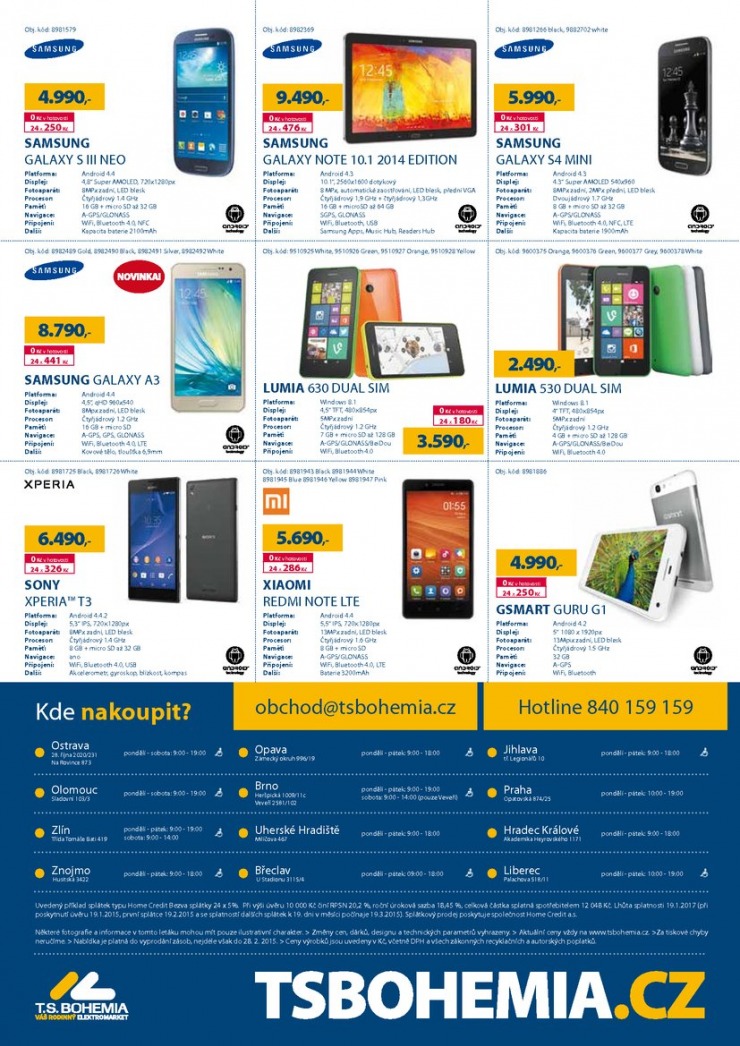 letk T.S. Bohemia Virtuln katalog od 2.2.2015 strana 1