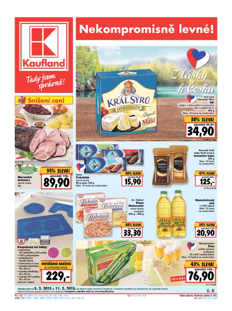 letk Kaufland Aktuln nabdka od 5.2.2015 strana 1