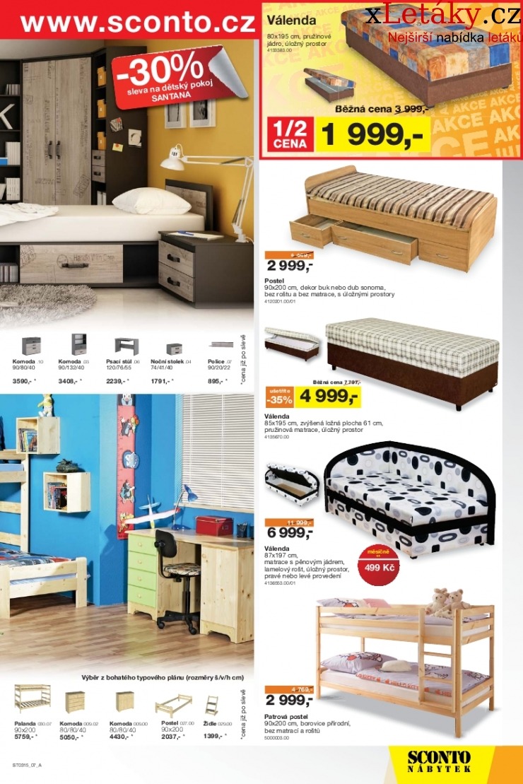 leták Sconto nábytek leták strana 1 leták Sconto nábytek leták strana 1
