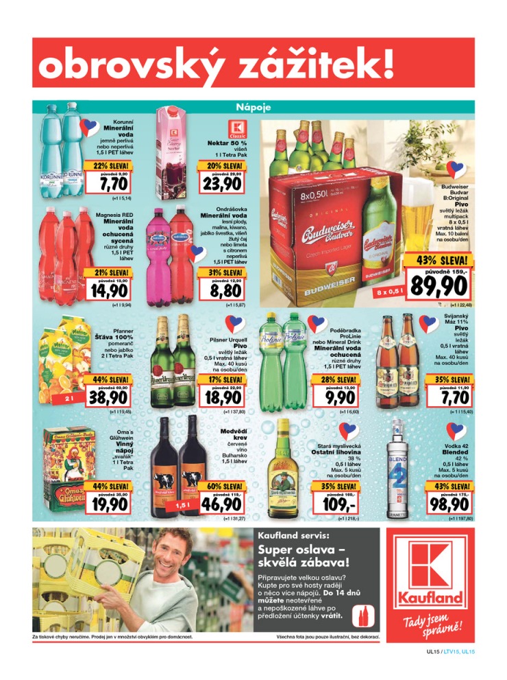 letk Kaufland Aktuln nabdka od 19.2.2015 strana 1