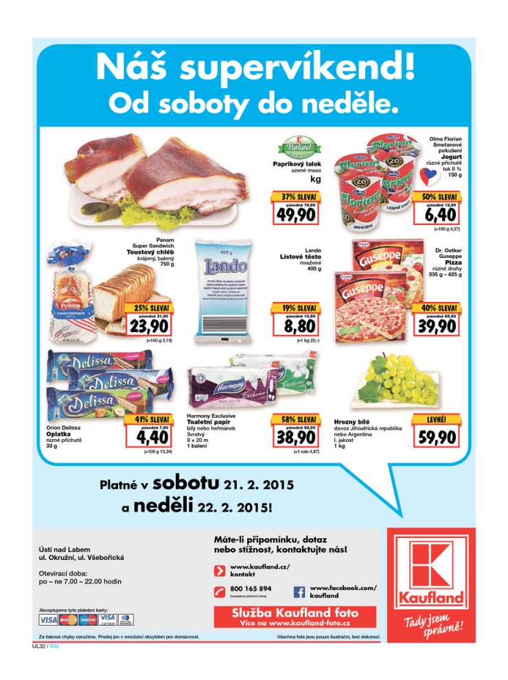 letk Kaufland Aktuln nabdka od 19.2.2015 strana 1