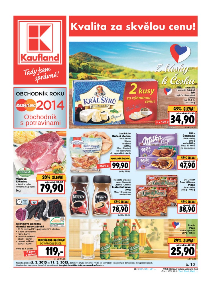 letk Kaufland Aktuln nabdka od 5.3.2015 strana 1