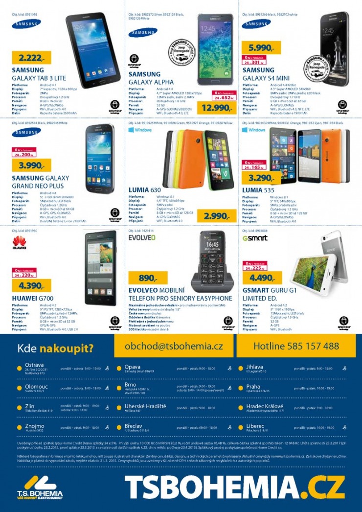 letk T.S. Bohemia Virtuln katalog od 1.3.2015 strana 1