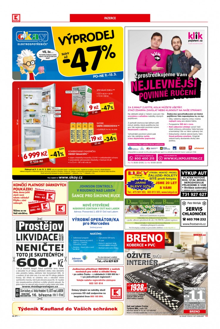 letk Kaufland Aktuln nabdka od 12.3.2015 strana 1