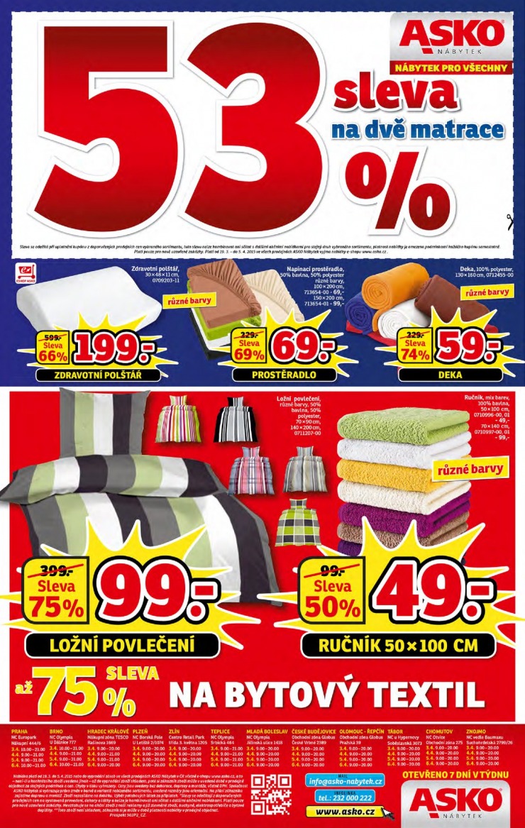 letk Asko nbytek katalog od 19.3.2015 strana 1