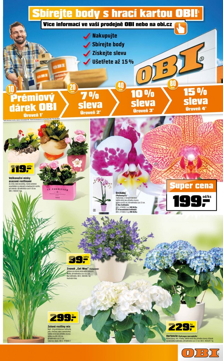 leták OBI Aktuální leták od 21.3.2015 strana 1