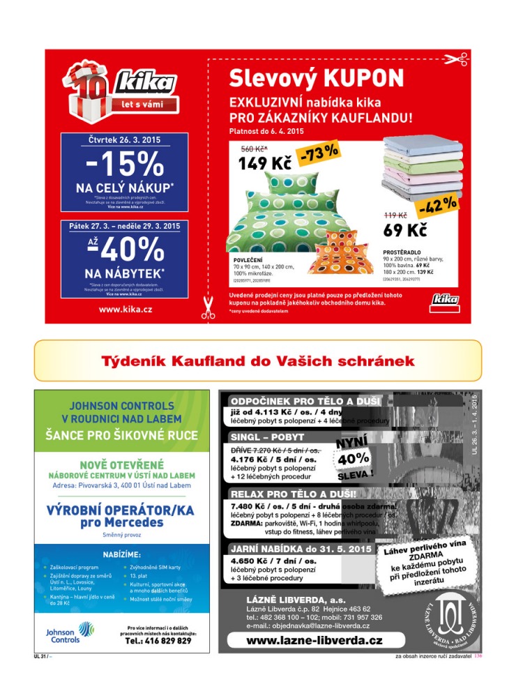 letk Kaufland Aktuln nabdka od 26.3.2015 strana 1