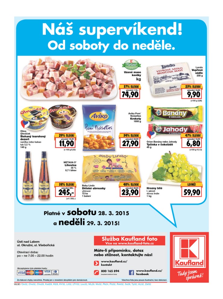 letk Kaufland Aktuln nabdka od 26.3.2015 strana 1