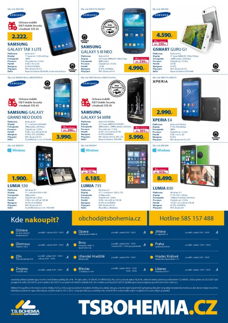 leták T.S. Bohemia Virtuální katalog od 1.4.2015 strana 1 leták T.S. Bohemia Virtuální katalog od 1.4.2015 strana 1